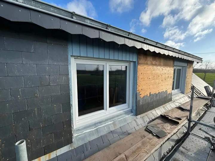 Remise à neuf toiture en ardoise Angers