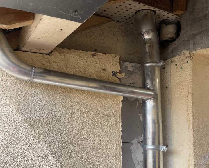 Pose de gouttière zinc Angers